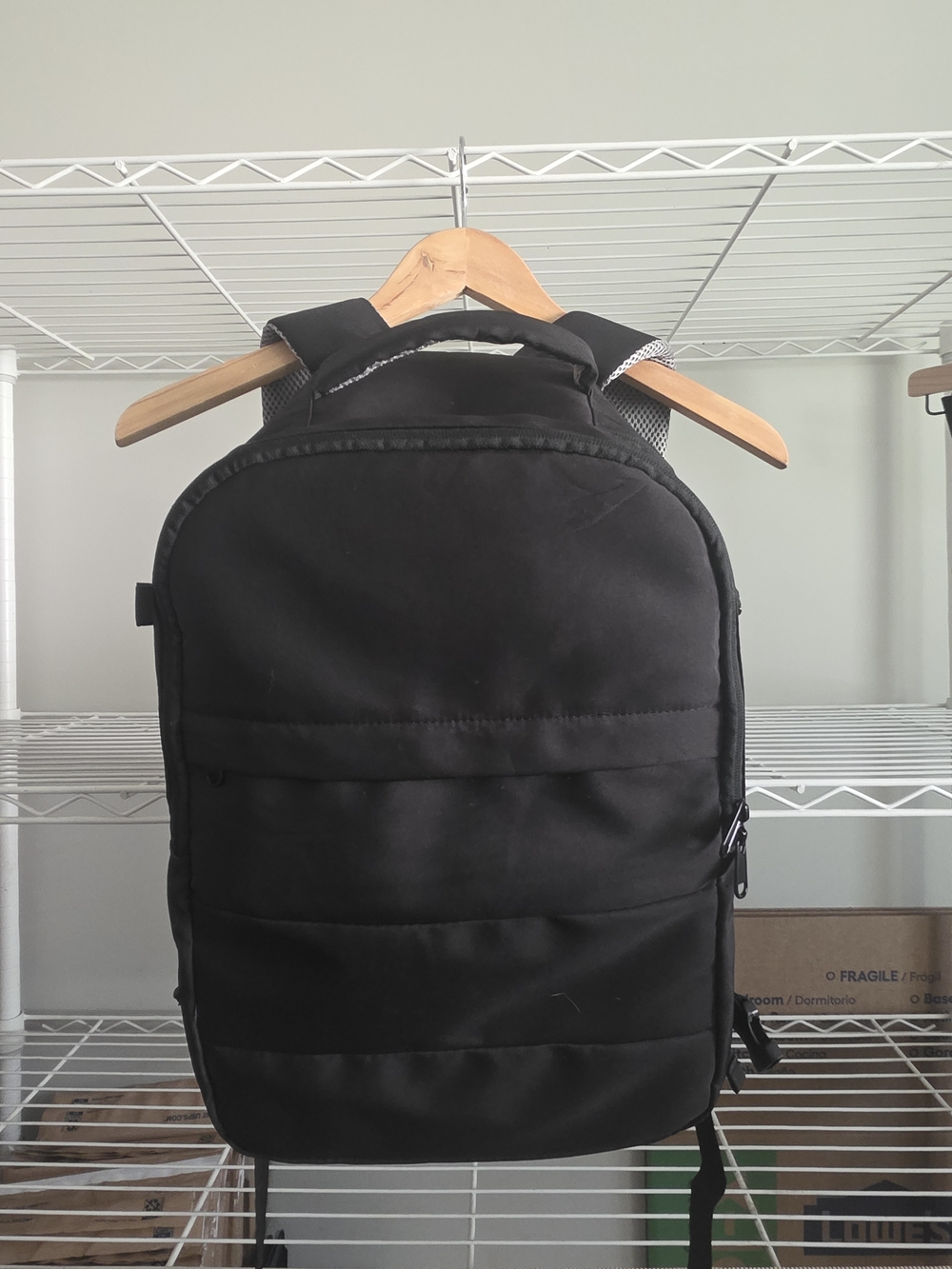 Classic Black Men's Everyday Backpack